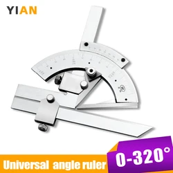 Righello angolare universale righello multifunzionale strumenti di misurazione quadrati misuratore di angolo strumenti per la lavorazione del legno cercatore di angoli goniometro