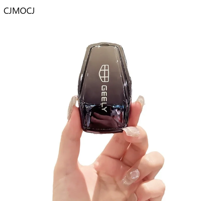 

For Geely Emgrand Xingrui Xingyue L Key Case Cover, TPU Car Key Fob Shell for Binrui Cool Boyue Binyue GS GL S,Geely Accessories