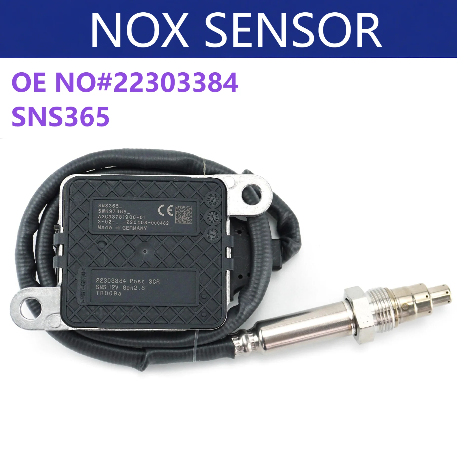 

5WK97365 22303384 NOx Sensor High Quality Nitrogen Oxygen Sensor for VOLVO Auto Car Spare Parts SNS365 5WK9 7365
