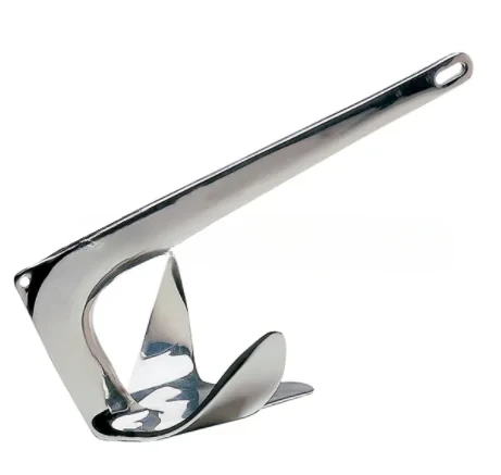 

316 Stainless Steel Boat Claw Anchor Mirror Polished Marine Hardware Bruce/Claw Anchor for Boat