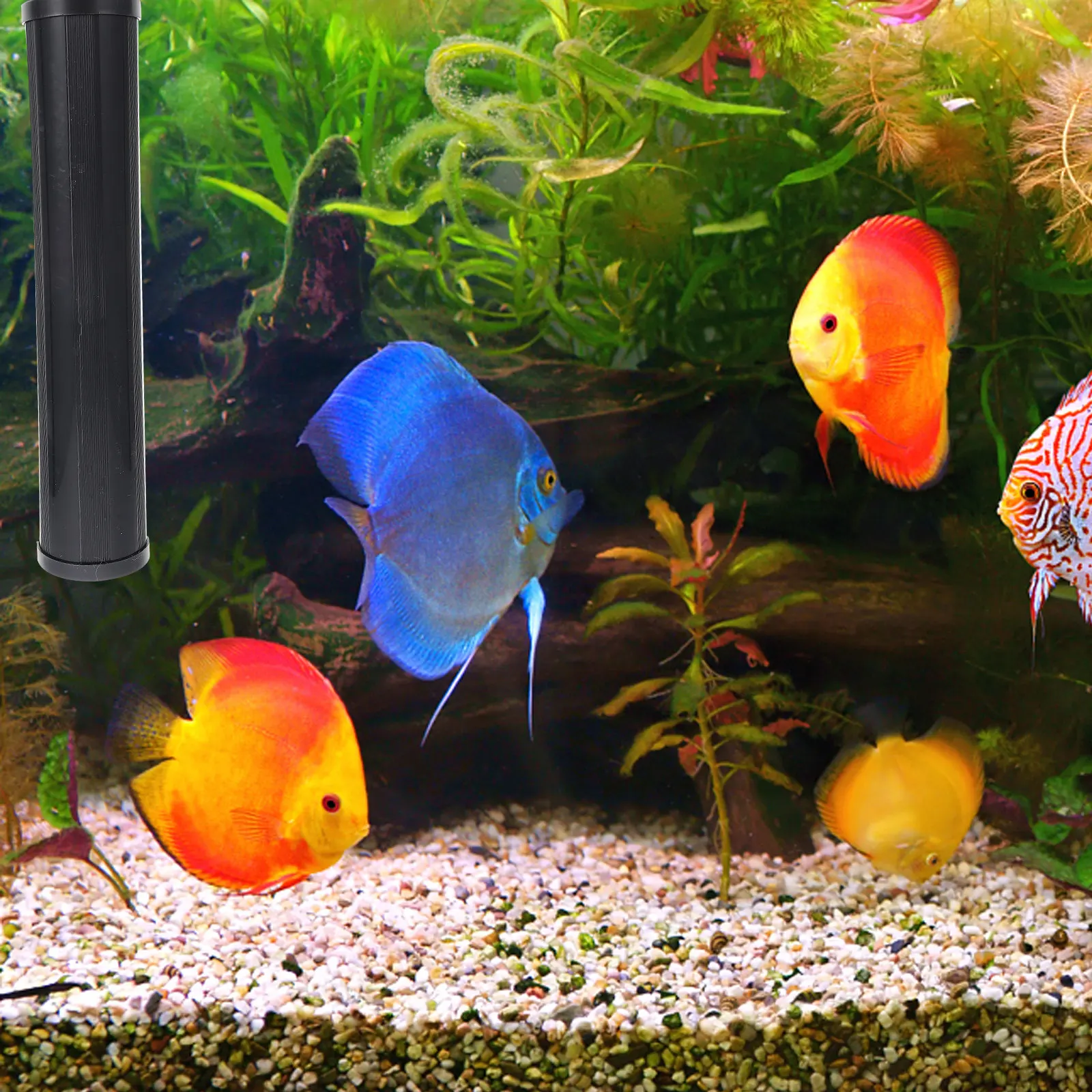 

1Pcs Aquarium Black Plastic Uv Lamp Cover for Fish Tank Bacteria Control Lampshade Design