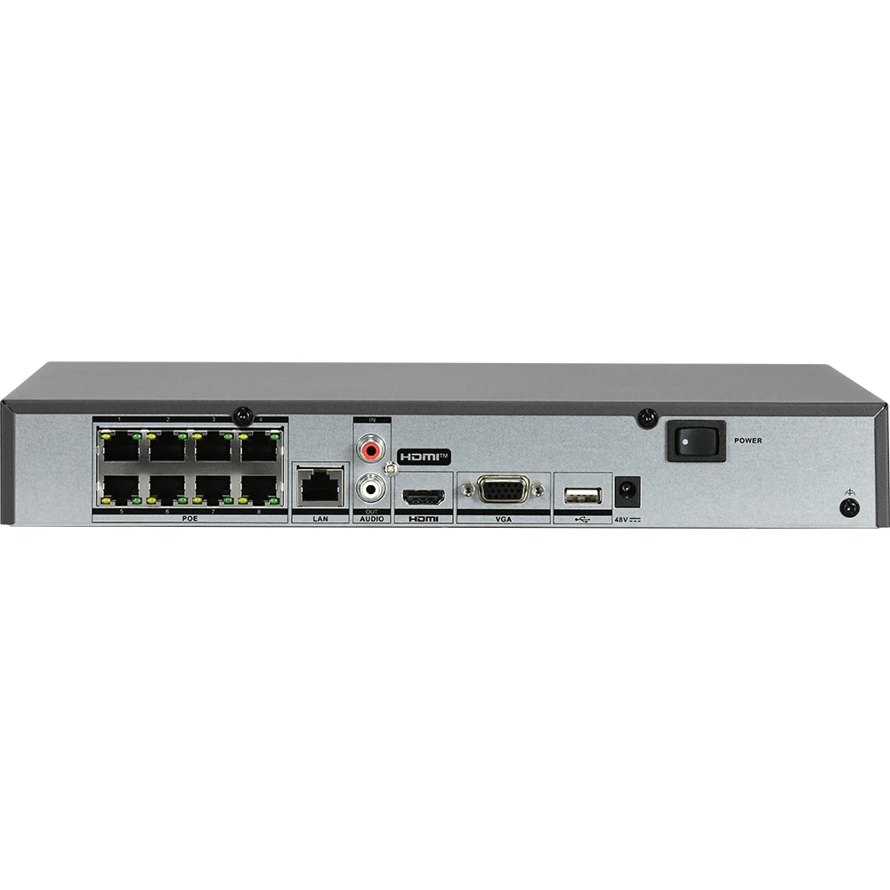 Hikvision DS-7608NXI-K1/8P 8CH AcuSense PoE NVR 4K Network Video Recorder Human Vehicle Detection