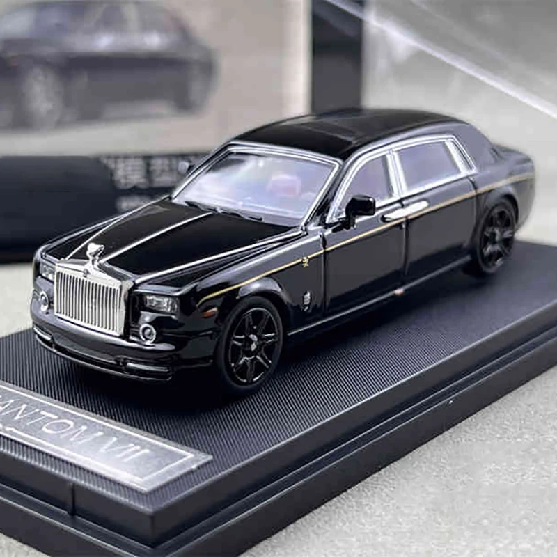 

SW 1/64 Rolls Royce Phantom VII, гоночный автомобиль из сплава, литье под давлением и игрушечный транспорт, модель автомобиля, миниатюрная масштабная модель автомобиля для детей