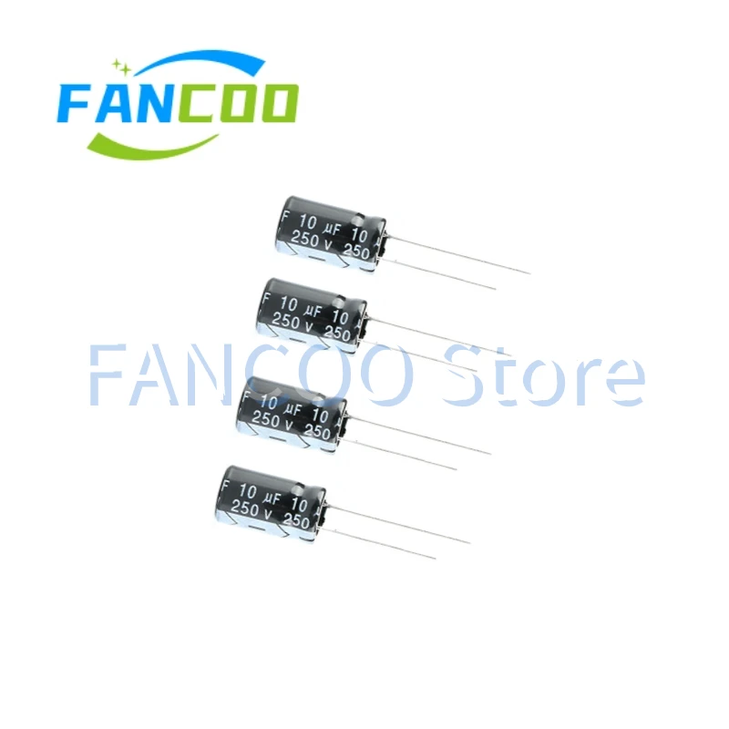 

500pcs Capacitor 250V 10UF 4.7UF 400V 2.2UF 3.3UF 4.7UF 6.8UF 8.2UF 10UF 160V 22UF 10V 1000UF 50V100UF 35V220UF 8*10/8*12mm