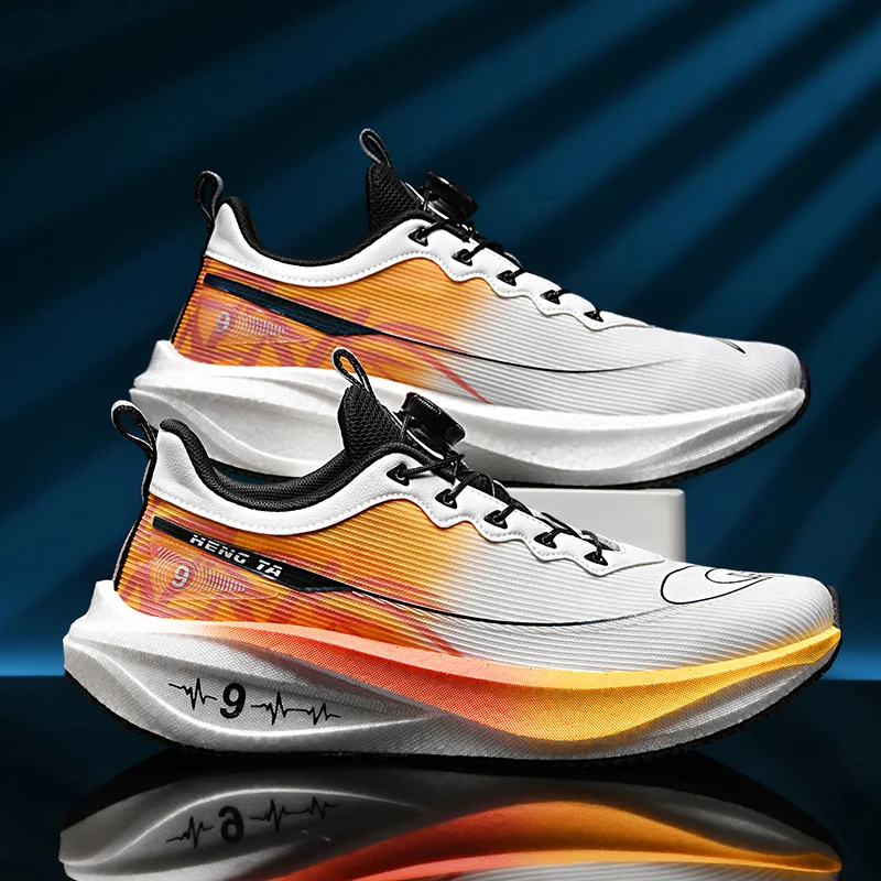 New professional carbon sports training shoes Outdoor non-slip shock-absorbing tennis shoes Summer men's running shoes