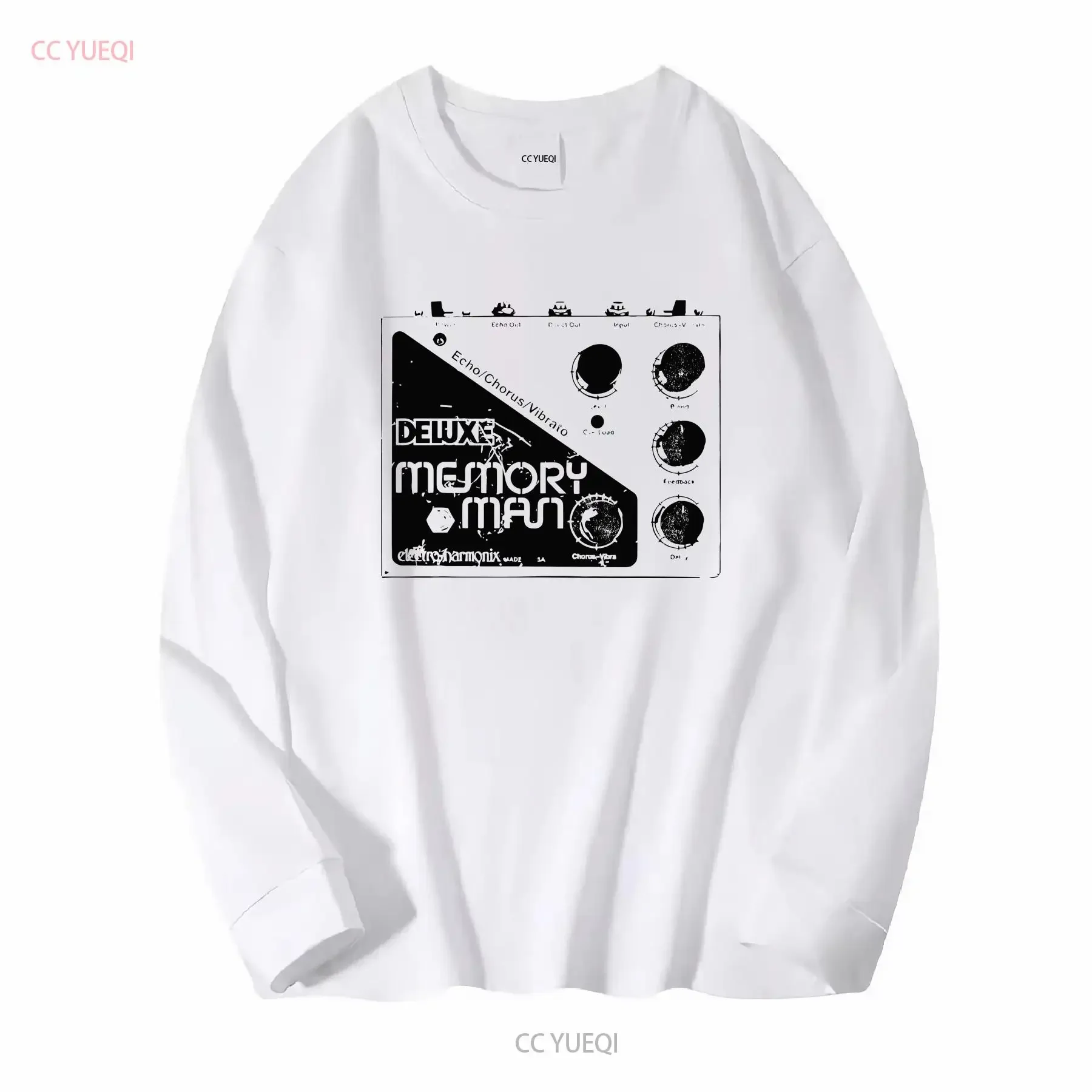 EHX Electro Harmonix Memory Man Deluxe Pedal T Shirt long or short sleeves vintage Washed Slightly Stretched designer clothes