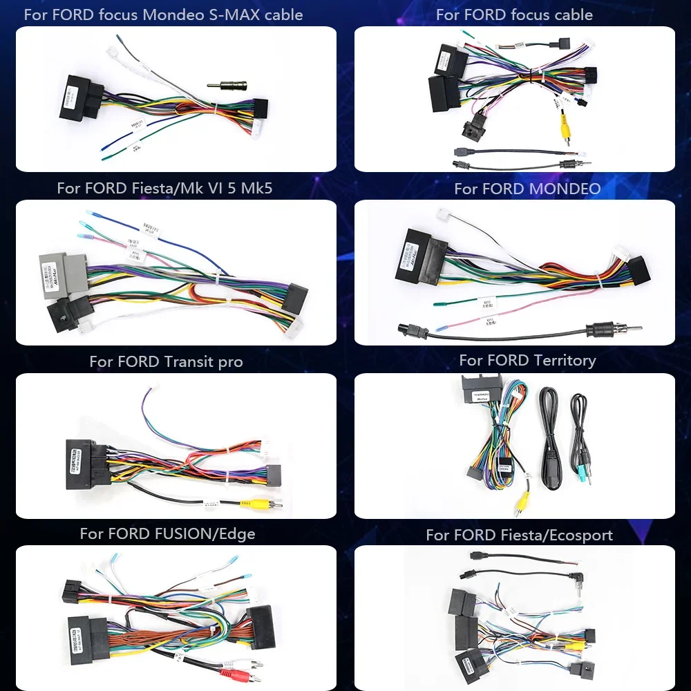 FOR FORD High-End Cable F150 Territory Mondeo Edge KA RANGER FUSION Edge Fiesta FOCUS Kuga S-MAX Taurus Escort Current Lead Flex