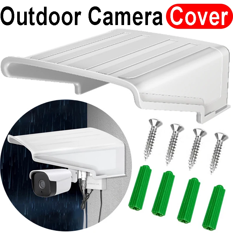 Security Camera Cover Sun Rain Shield Waterproof Sun Rain Protective Protectors for Surveillance Camera Cameras Shade Covers