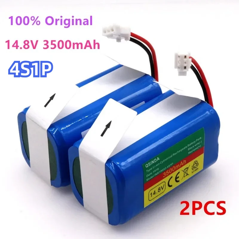 

2PCS 100% original 14.8V battery 3500mAh robot vacuum cleaner, used for replacing chuwi ilife V7 V7S Pro robot vacuum cleaner