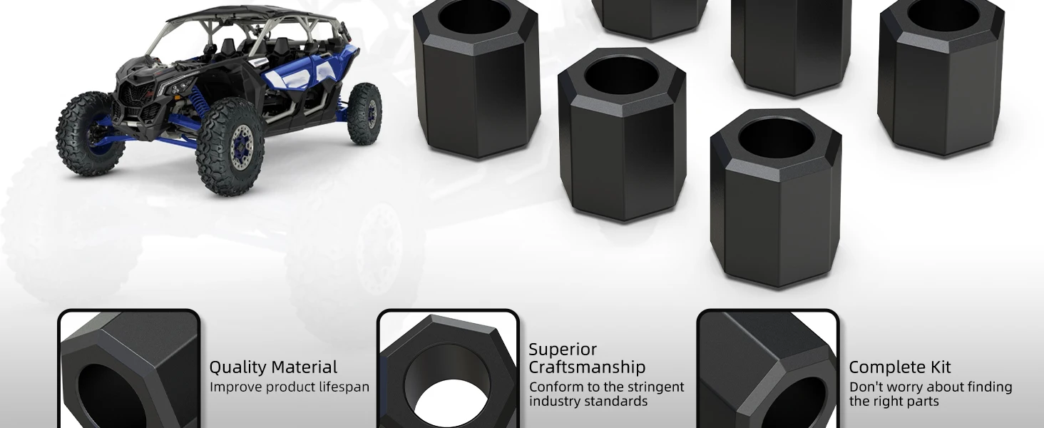 NICECNC für Can Am Maverick X3 2017-2021 6-teiliges UTV Kupplungs-Druckrollensatz für Can-Am Maverick Trail 1000 2019-2023 Commander – Detail 2