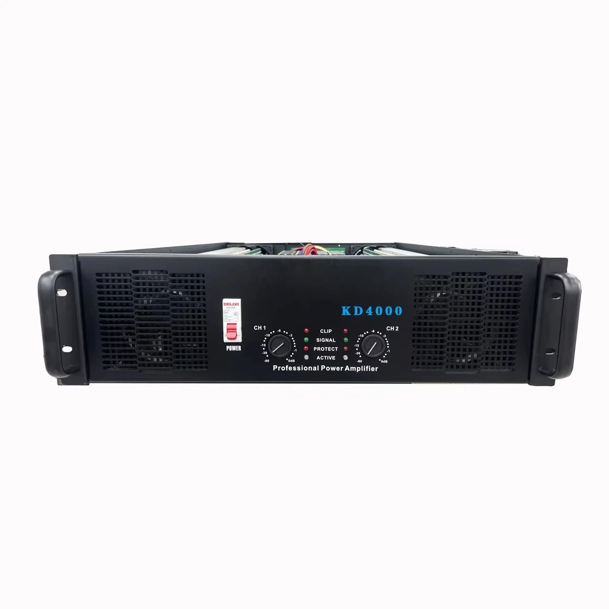 KD4000 Power Amplifier DJ 2-channel 4000W*2H Stage Outdoor PK Pure Power Amplifier