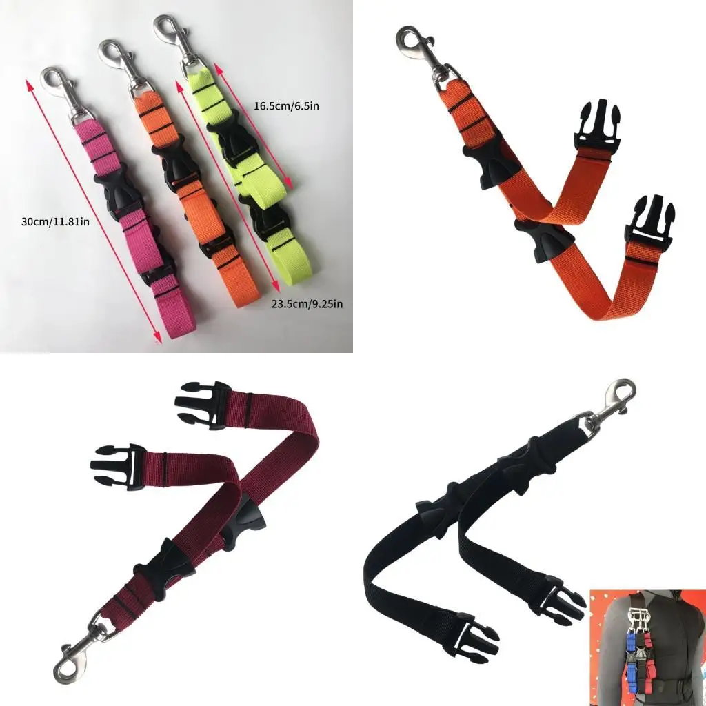  Adjustable Mounted Equipment Retainer Diving Flippers Keepers Suitable for Underwater Sports with Antilost Mechanism