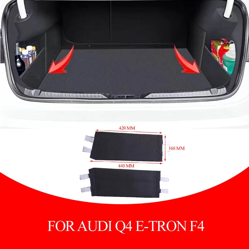 For Audi Q4 e-tron F4 2022 2023 2024 2025 Trunk storage and sorting box baffle Trunk isolation board Car Accessories