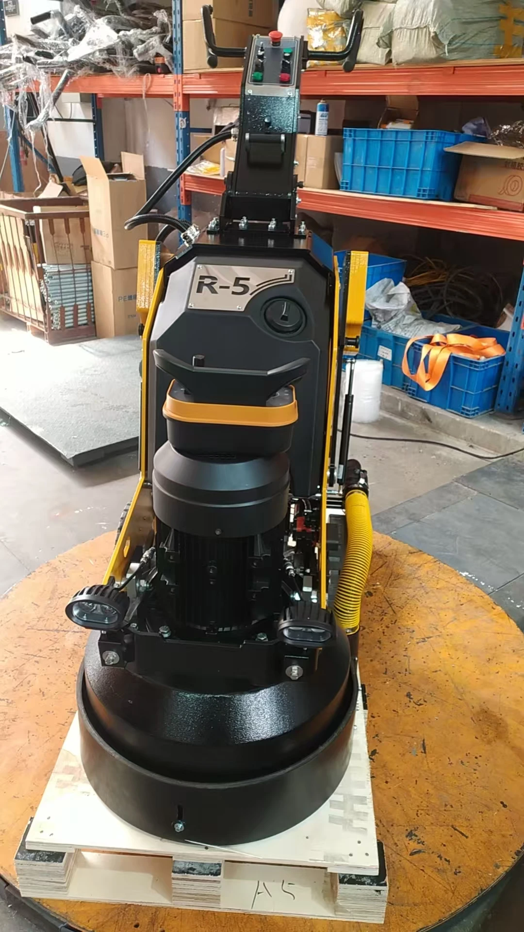JS R5 Automatic 3-Head Remote Control Concrete Floor Grinder Polishing Machine with Engine & Motor High Efficiency