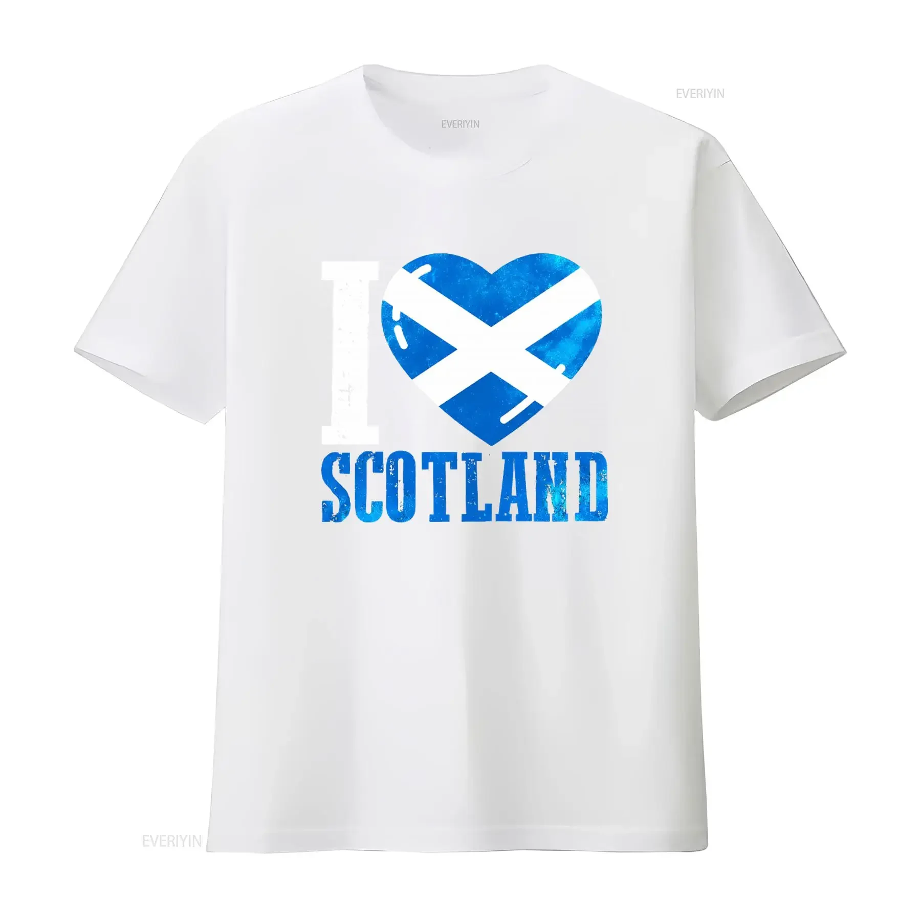I Love Scotland Scottish Flag Nationality Supporters Mens T Shirt Top DNE Stylish Design Comfortable Fit Perfect for Fans view 3