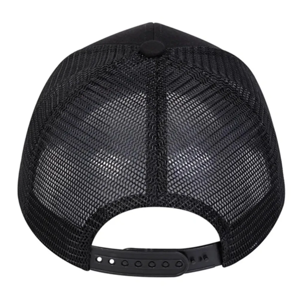 Mountain Embroidery Baseball Cap Breathable Design Adjustable Fit Sun Shading Hat Duck Tongue Brim Net Construction Casual Hat