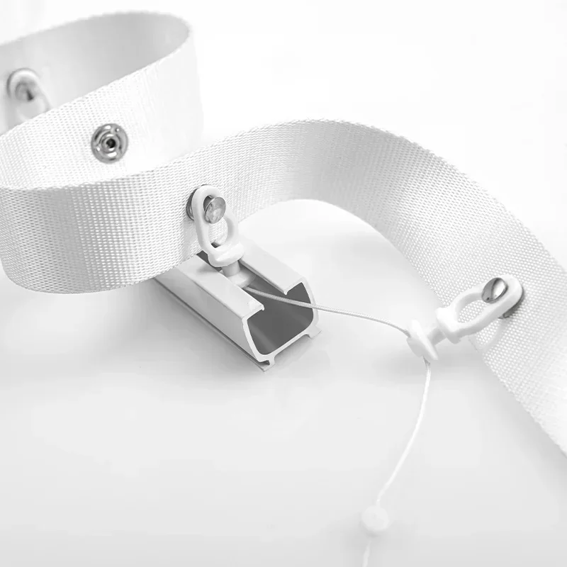 Customize Size Aluminum alloy track for S-shaped curtain Thicken Single Double Rail Ceiling Side Installation With Accessories