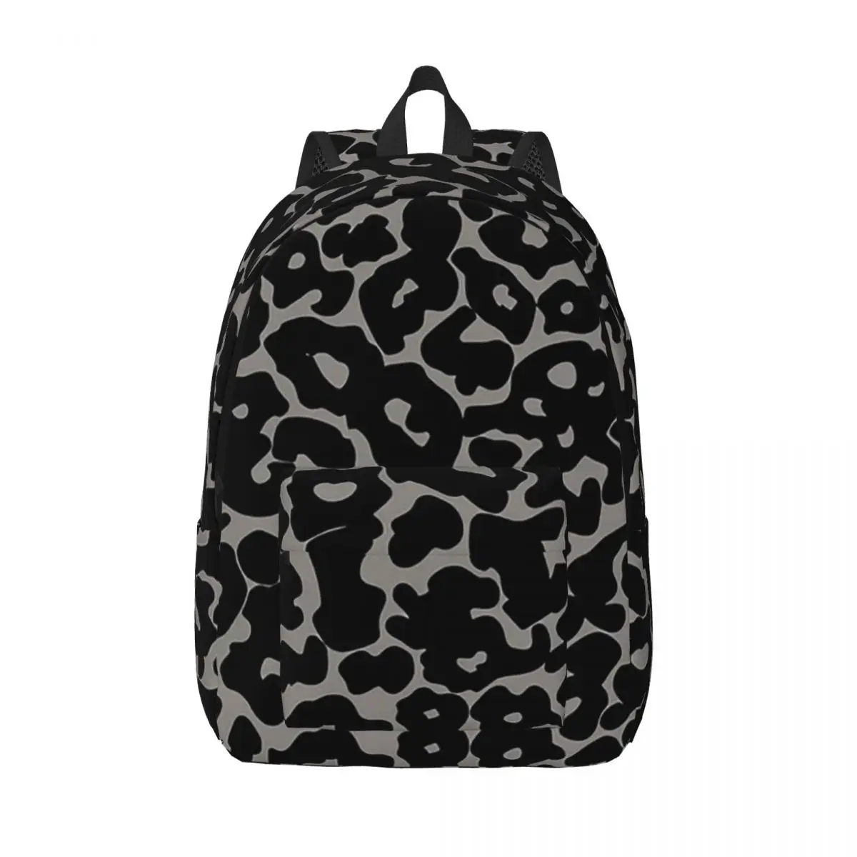 

Черный студенческий рюкзак с леопардовым принтом, школьная сумка, походный дорожный рюкзак для мужчин, женщин, модная сумка для книг для мальчиков и девочек, сумки на плечо
