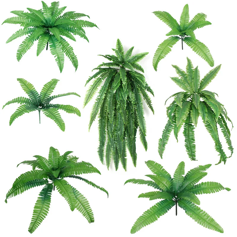 

Simulated Persian Leaf Hotel Fern Plant Leaf Decoration Artificial Plant Wall Materials, Wedding,home,garden decoration