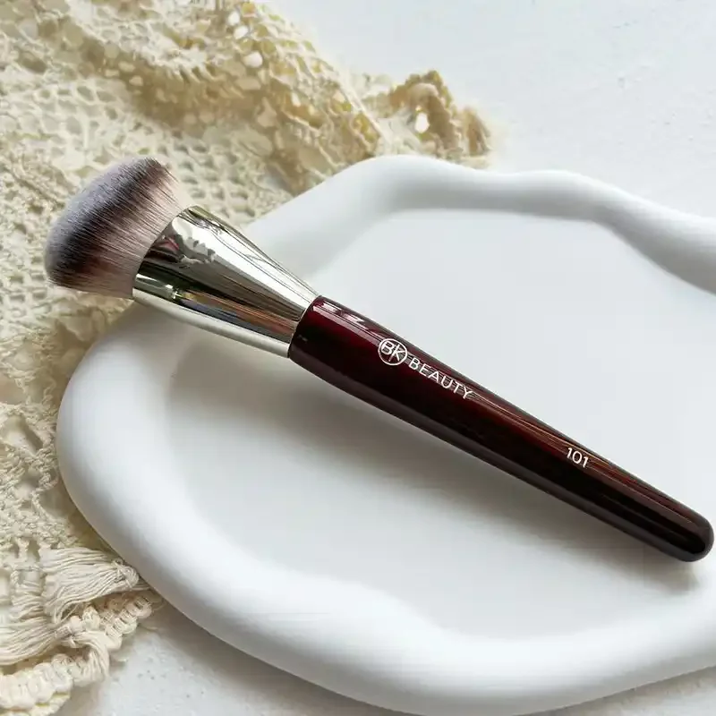 Bk101 Voorgevormde Foundation Brush BkA507 BkA506 Bk208 Make-up Brush Gezichtsborstel Vloeibare Crème Foundation Bronzer Blush Highlighter