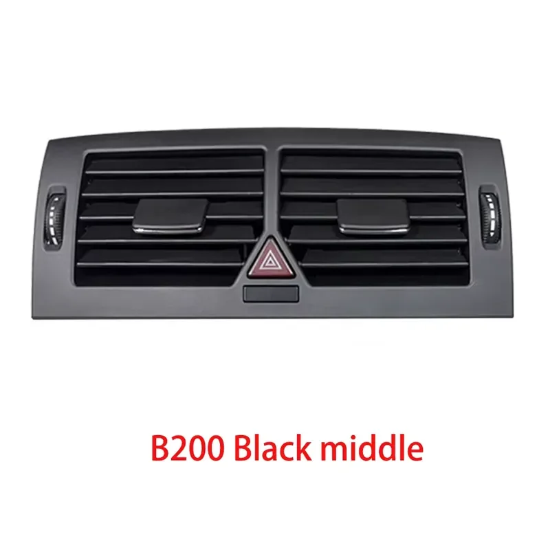 Chrome Front Console Central AC Air Vent Grille Trim for Mercedes Benz W166 W164 W211 W245 W251 R280 B180 B200 B300 Interior