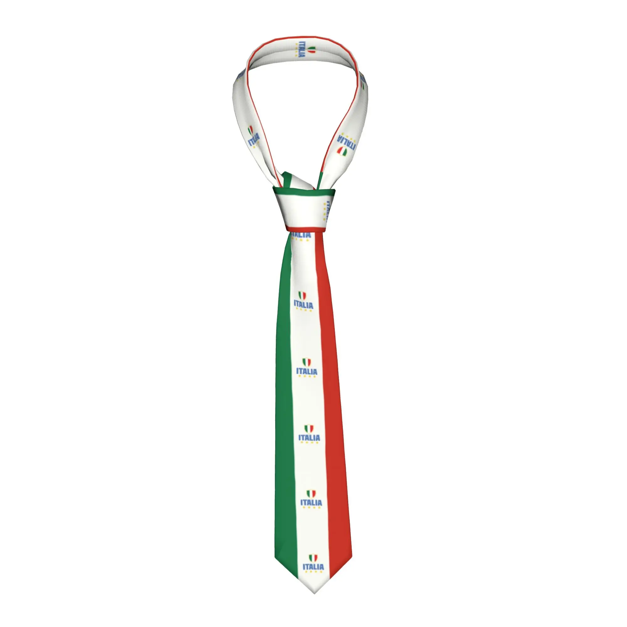 

Модные галстуки с флагом Италии для вечеринок, мужские галстуки на заказ