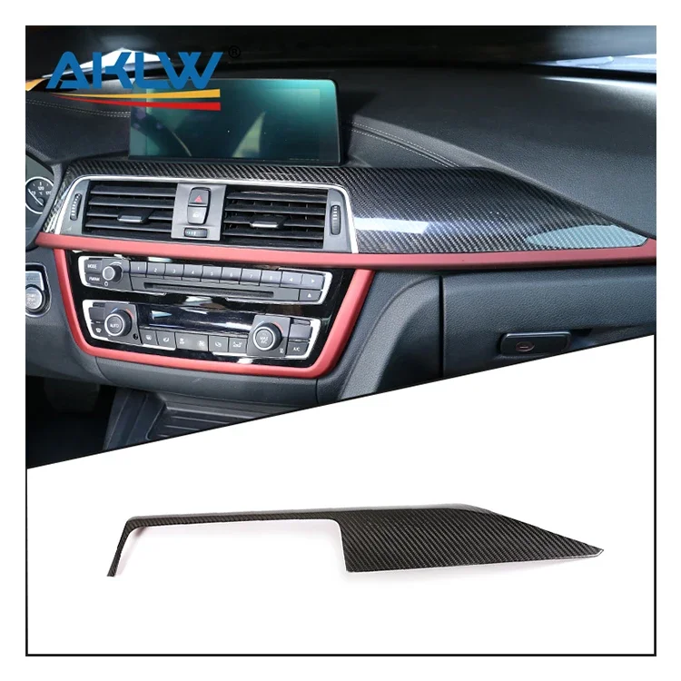 

Carbon Fiber Car Interior Accessories for 2013-2019 3/4 Series F30 F33 F34 F36 Center Console Instrument Panel Trim Cover
