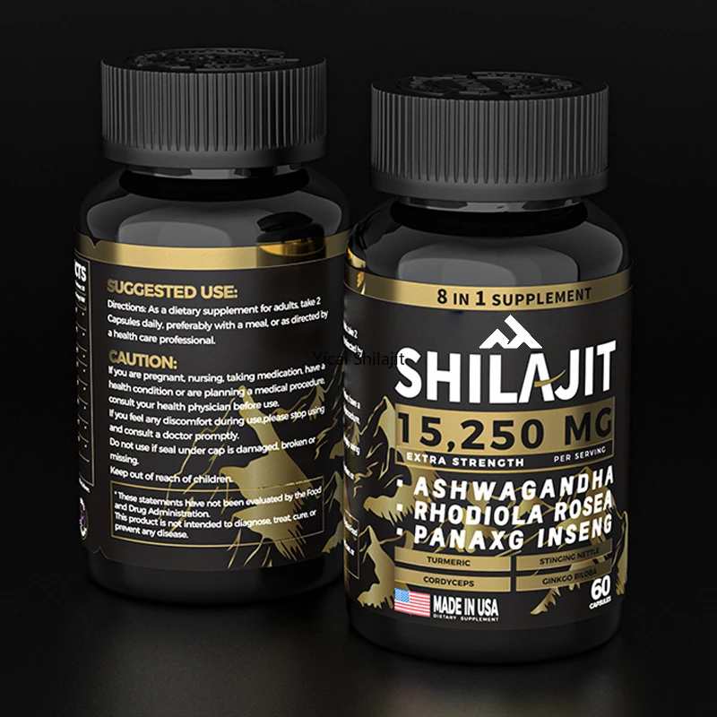 

100% Pure Himalayan Shilajit Supplement Containing Trace Minerals of Fulvic Acid for Enhancing Energy and Immune Support