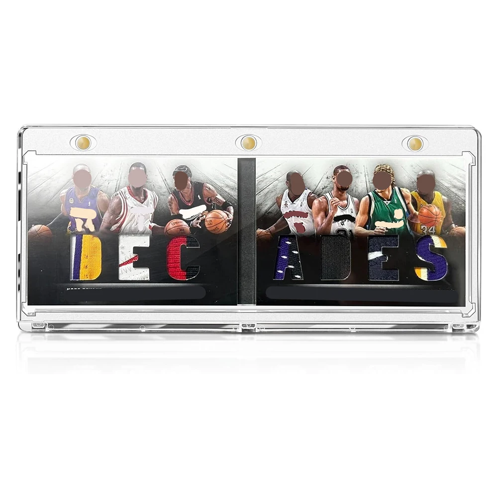 187mm Horizontal Booklet Magnetic Card Holder 175 PT, Playbook Display Holer, 2 Cards Holder