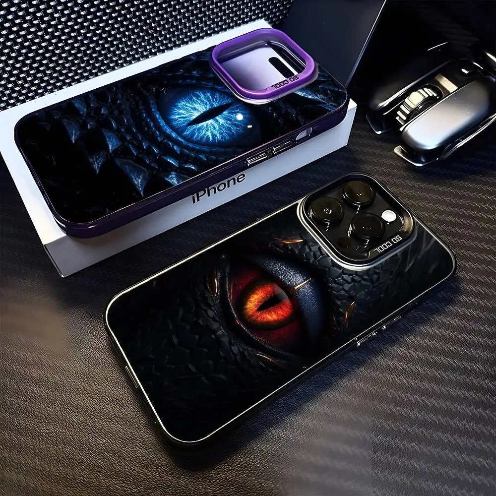 

Evil eyes Phone Case For iPhone 16,15,14,13,12,11,Mini,Pro,MAX Black Matte Shockproof Cover