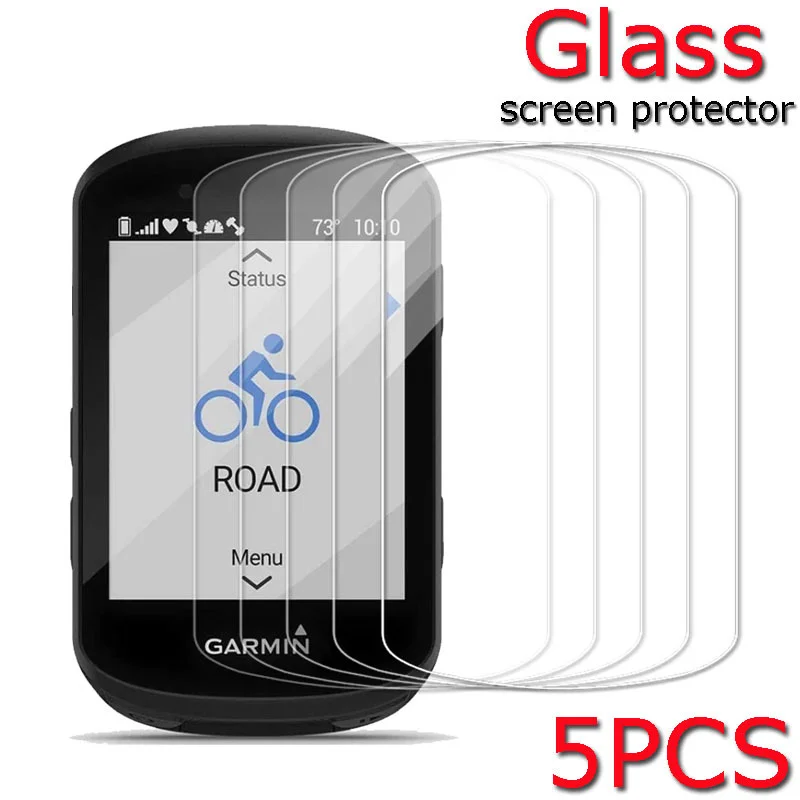 5/1PCS Tempered Glass for Garmin Edge 130 520 Plus 530 820 830 1040 1030 GPS Bicycle Stopwatch Screen Protector Film Accessories