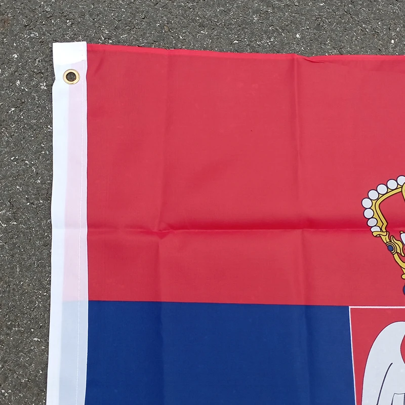 aerlxemrbrae   90x150cm Serbia  3x5ftsPolyester Hanging and Flying SRB RS Republika Srbija Serbia flags