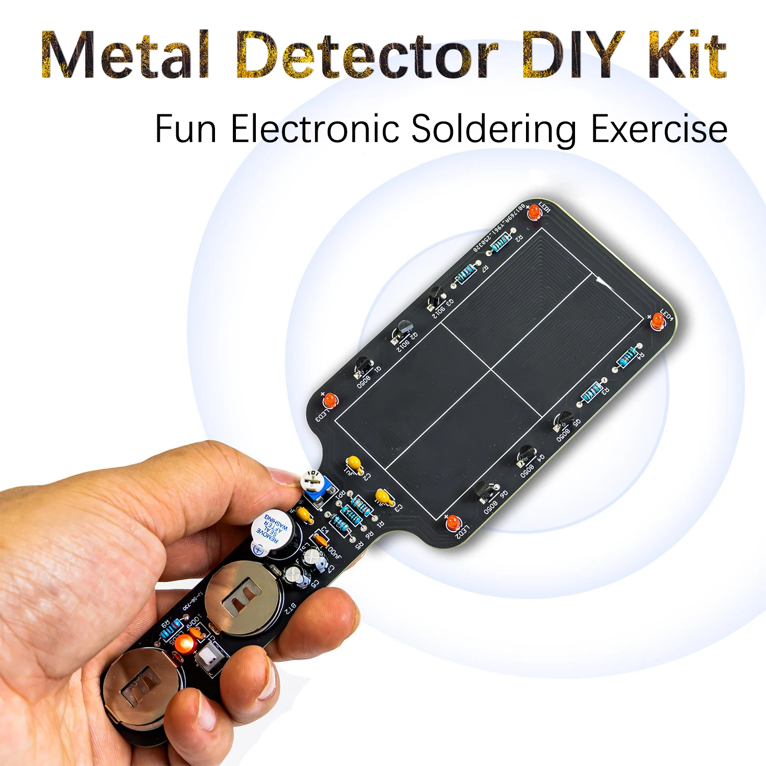 DIY Soldering Metal Detector Kit Science Experiment Mini Project DIY Soldering Circuit Board