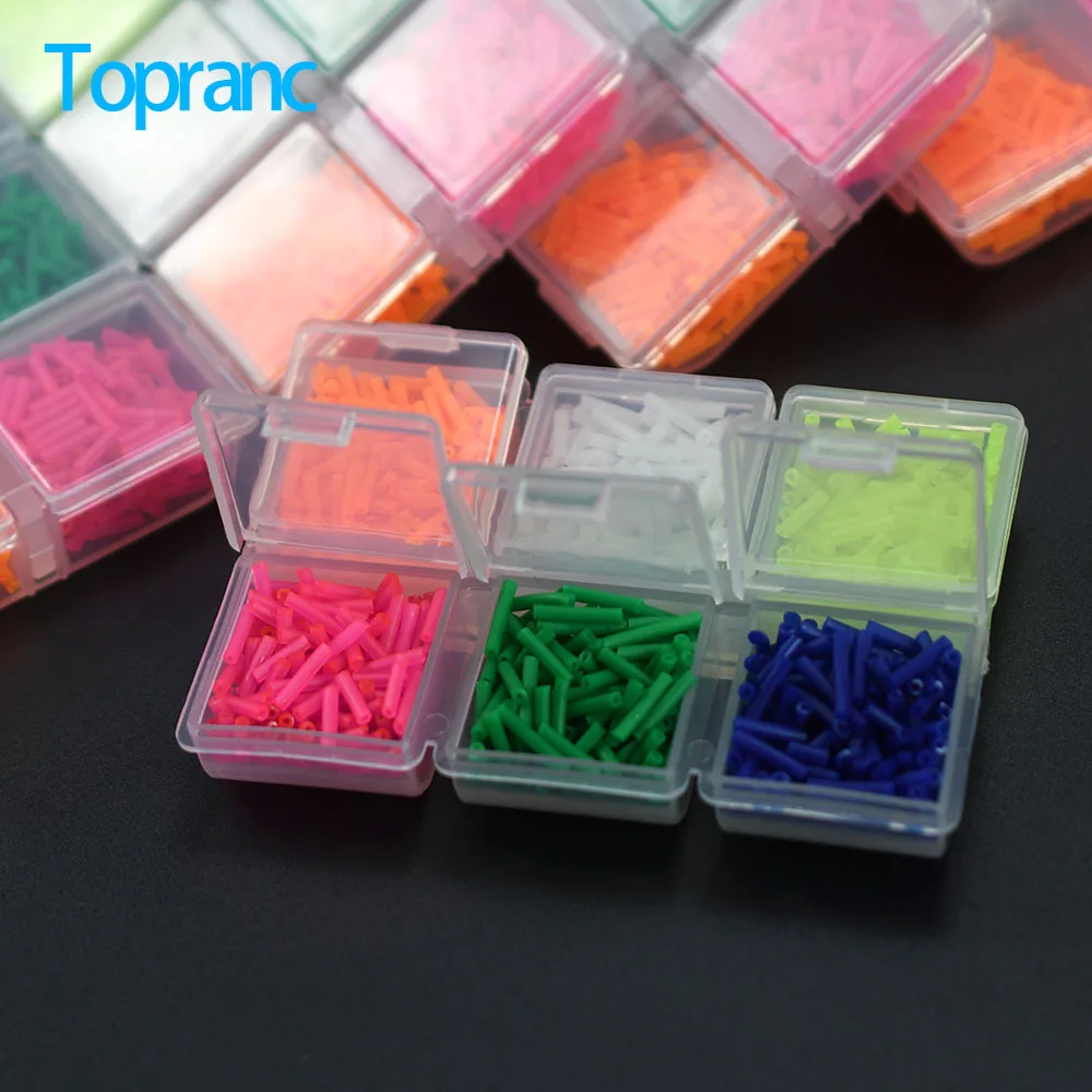 Topranc 1 Box DIY Angelzubehör, 6 Farbige Kunststoff-Schwimmkörper-Einsätze mit 0,6-1,2mm Lochdurchmesser