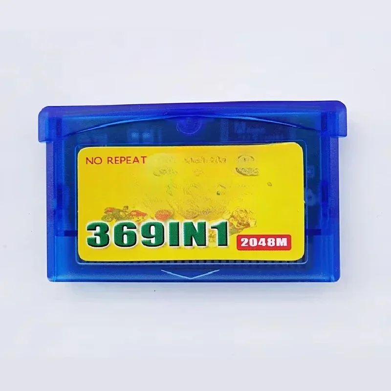 369 in 1 GBA Game Cartridge 32-Bit Retro Game Combo Card with English Software Ideal Holiday Gift for Kids view 2