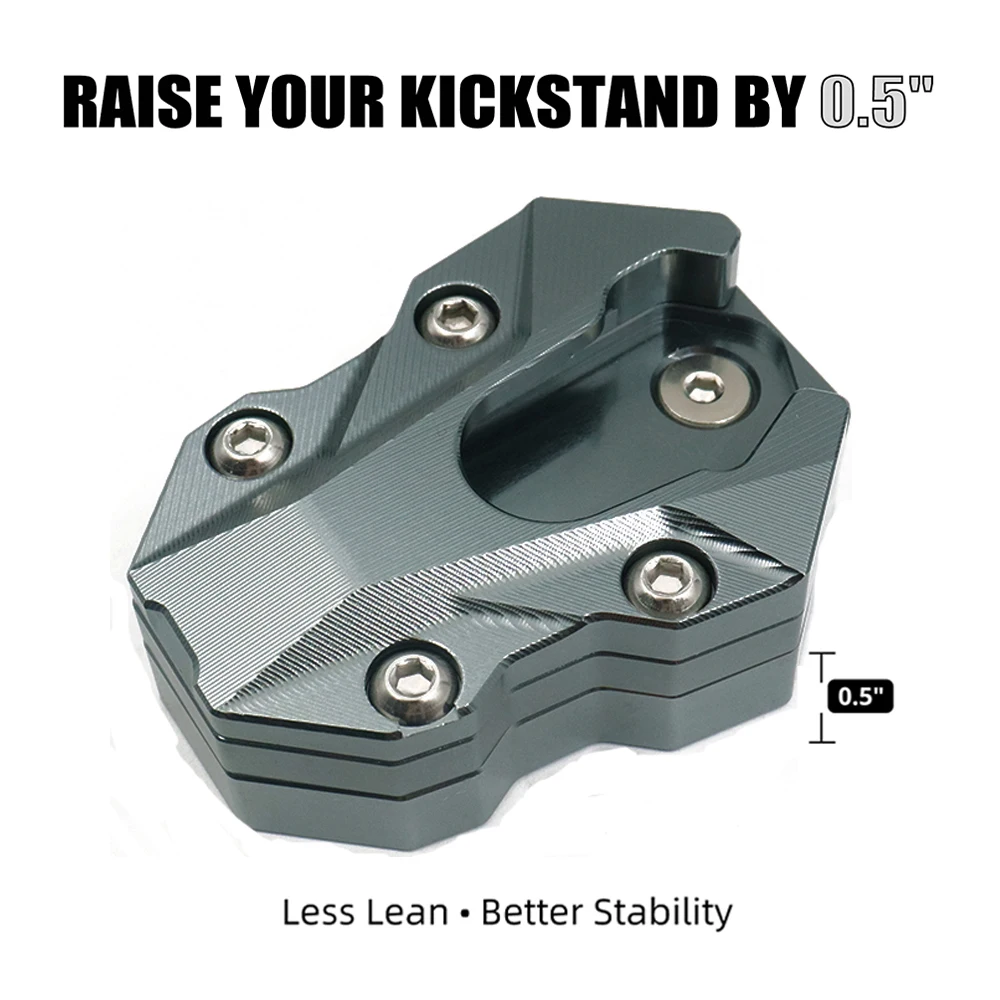 For BMW R1300 GSA R1300 GS 2024 2025 Side Stand Enlarger Pad With Adaptive Height Adjustment Suspension Replacement 46531638616