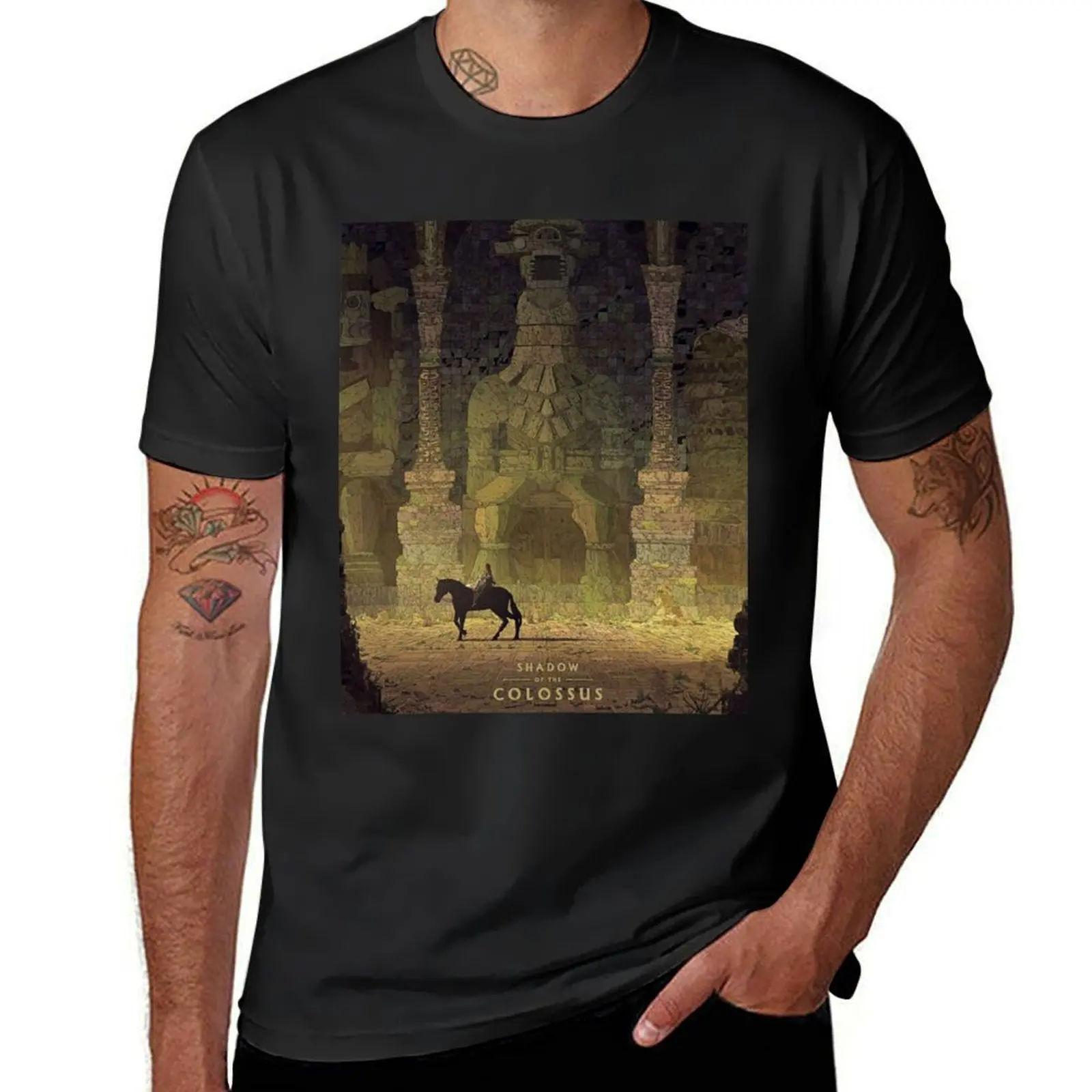 

Shadow Of The Colossus T-Shirt tees new gifts and t-shirts man t shirt funny meme t-shirts Men's t-shirts
