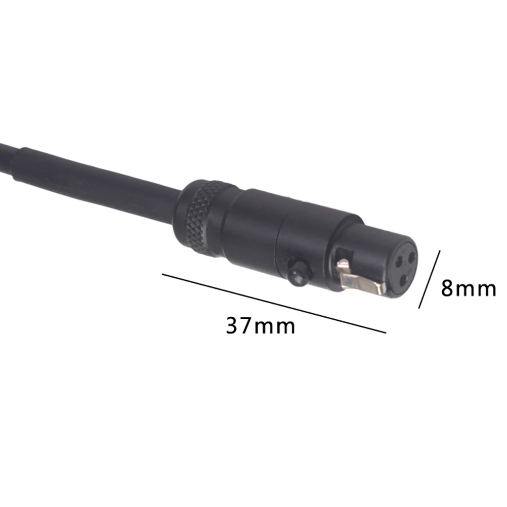 

3 M Microphone Cable Audio Line Wire Stereo Male to Female Extension Cord Black