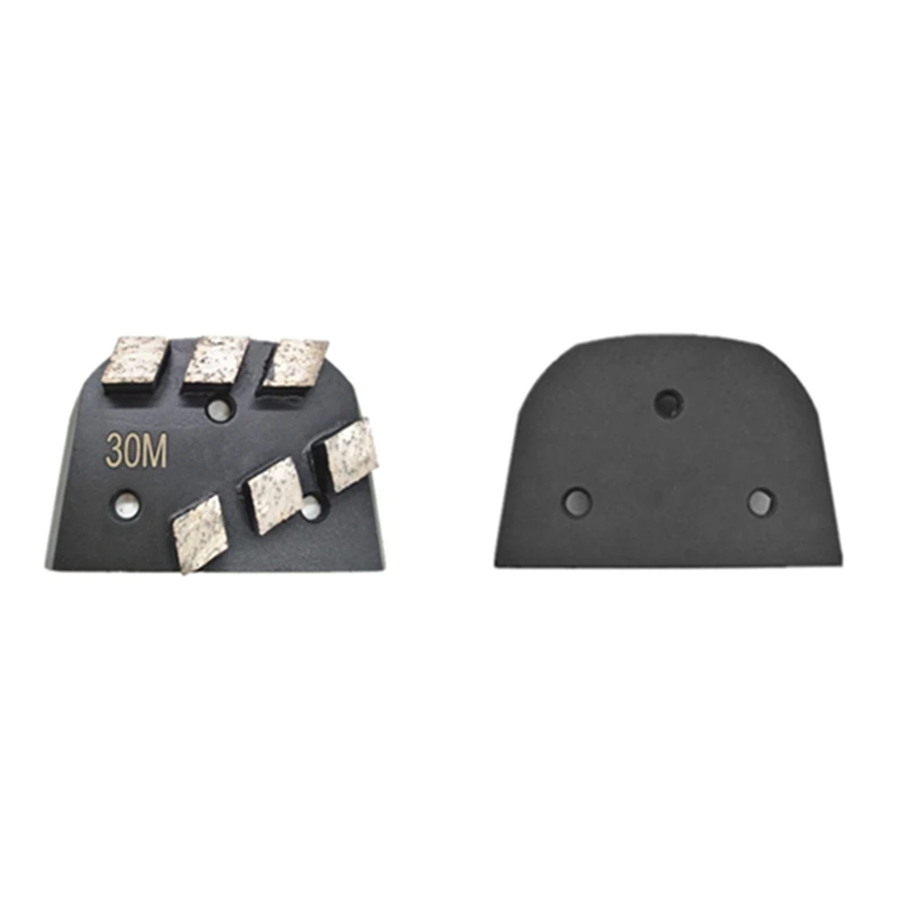 LAV36 Trapezoid Diamond Floor Grinding Segments EDCO Lavina Grinding Shoes with Six Rhombus Teeth Metal Abrasive Grind Tools