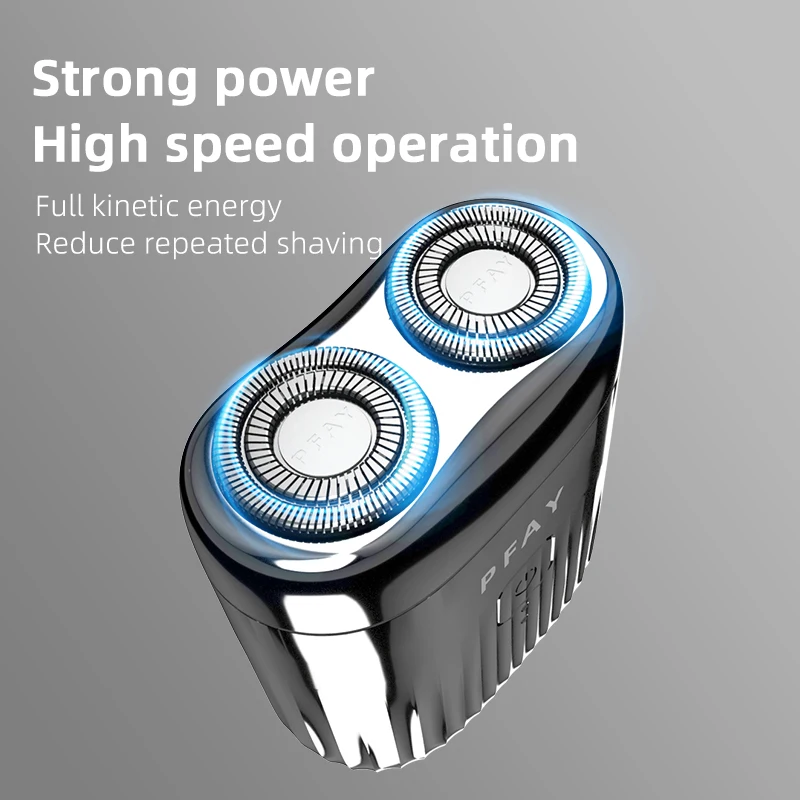 PFAY PA268 Mini rasoi elettrici per uomo IPX7 rasoio elettrico impermeabile ricaricabile macchina da barba da uomo Wet Dry Beard Trimmer