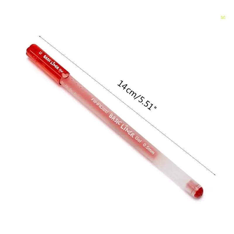 0.5mm Extra-Thin Fine Tip Pens Gel Liquid Rolling Ball Point Pens for Office Dropship