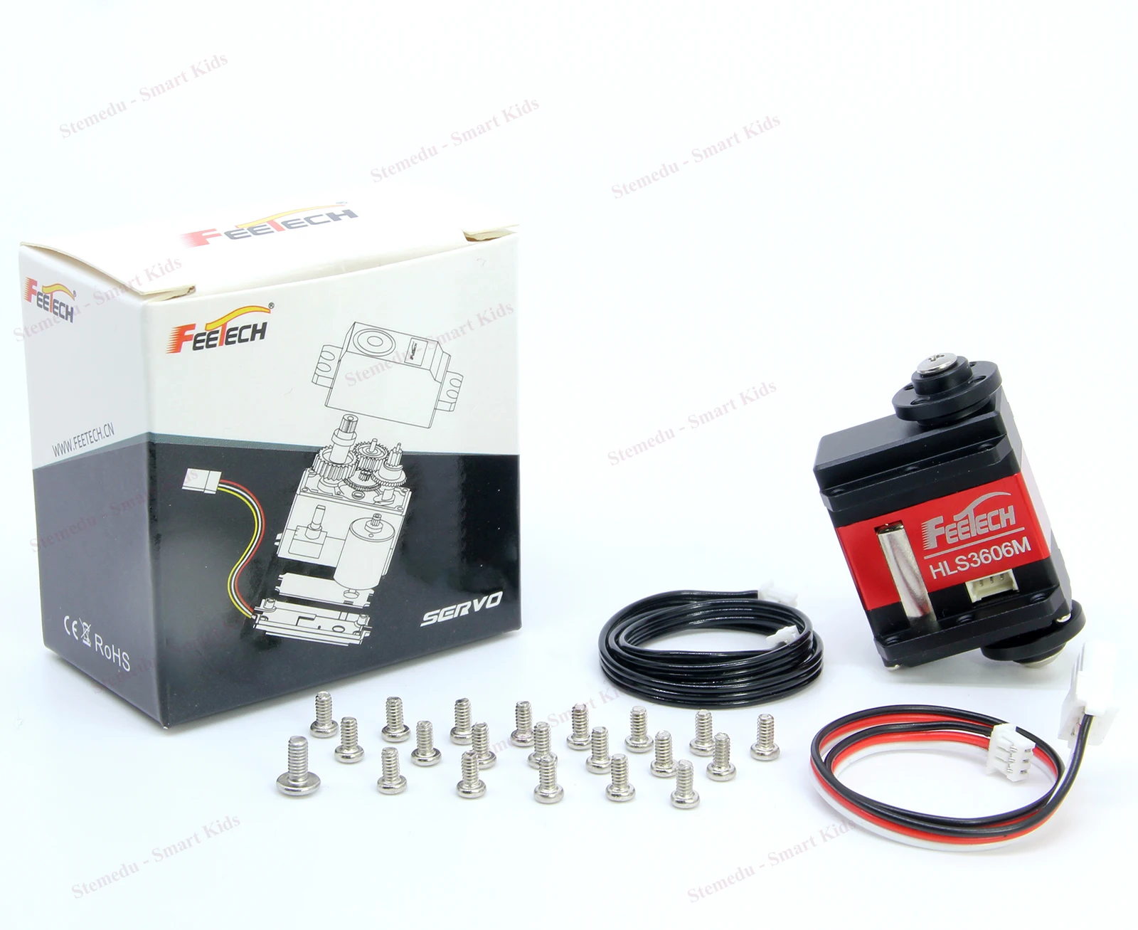 Motore coreless micro servo programmabile servo doppio asse bus seriale da 6 kg per robot di apprendimento del braccio del robot di costruzione dell'educazione STEM