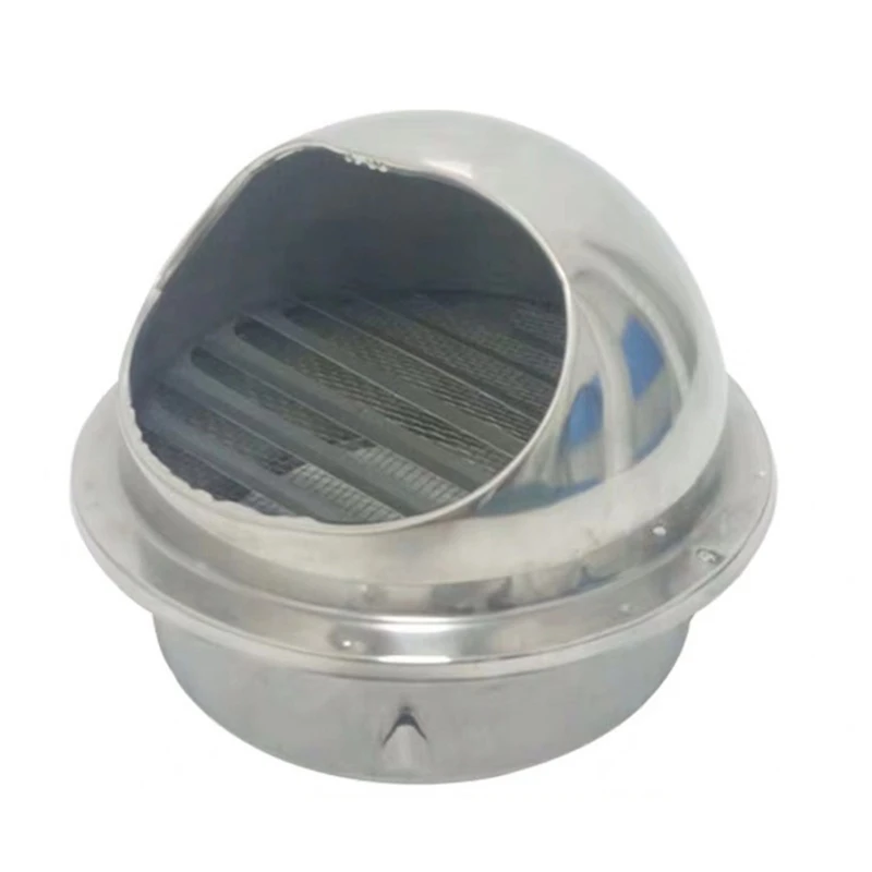 Vent Ceiling Wall Air Vent Grille Round Ducting Ventilation Stainless Steel Dropshipping