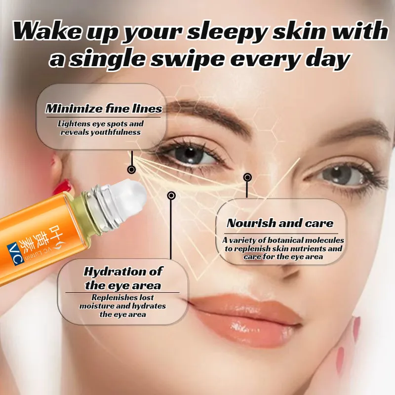 VC Lutein Essential Oil For Anti-Wrinkle Eye Serum Oil Moisture Lift Firm Light-Line Eye Essence