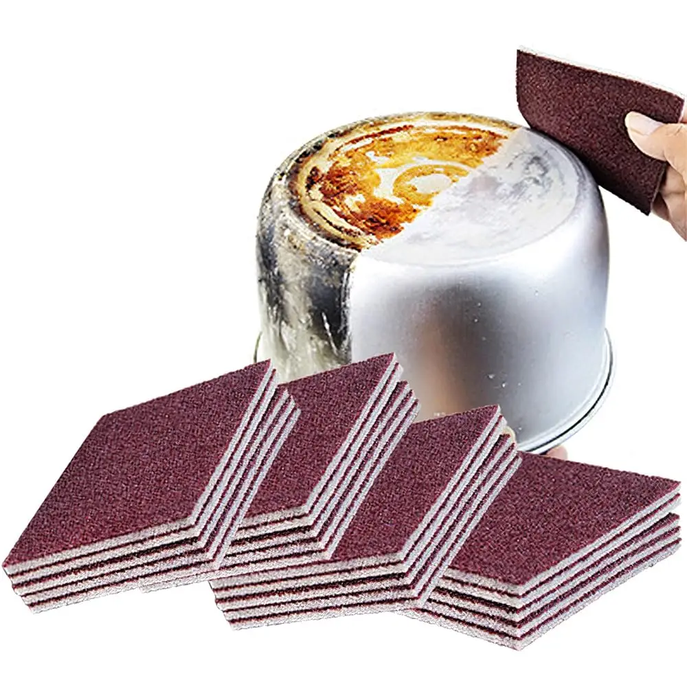 

20 шт. нано-губок из карборунда, абразивные губки-щетки для чистки, волшебные кухонные губки для удаления ржавчины и очистки