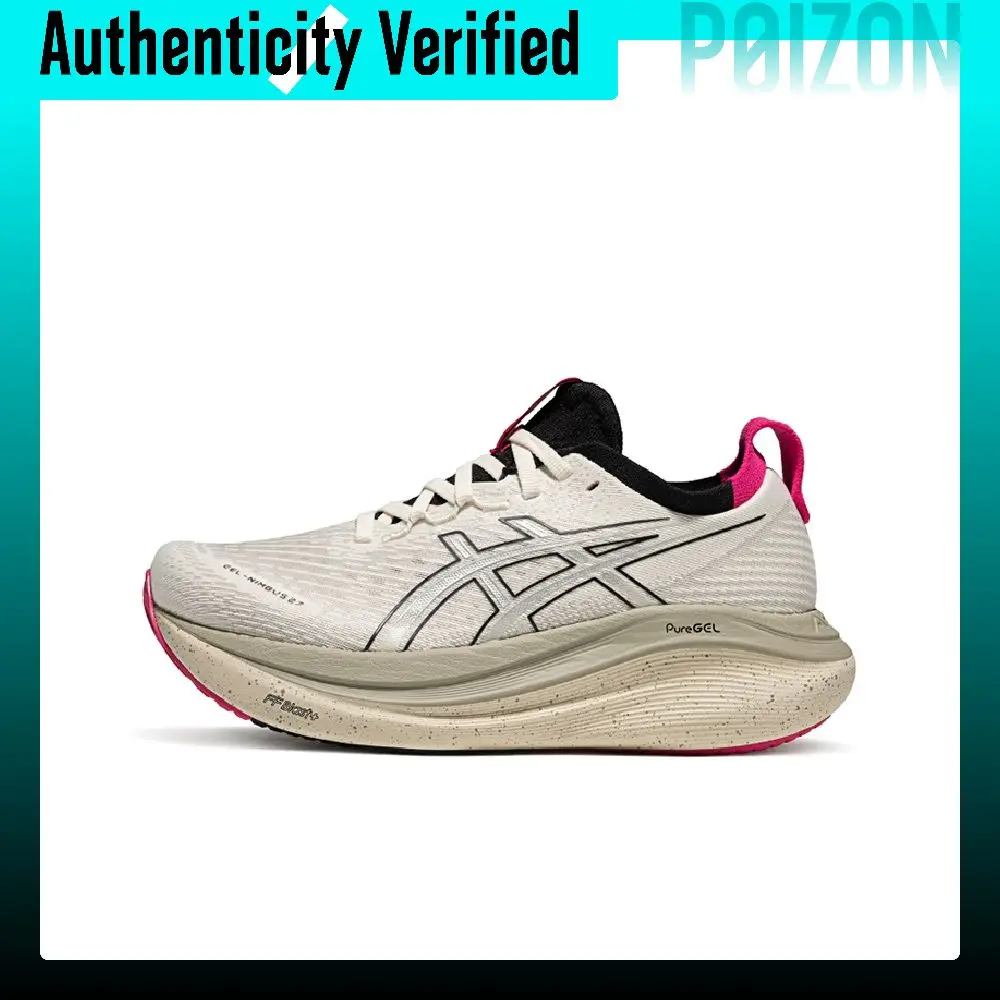 ASICS GEL Nimbus 27 Fabric Rebound Low top GEL Physical Fitness Test & Exam Sports Running Shoes Women's 1012B872-100
