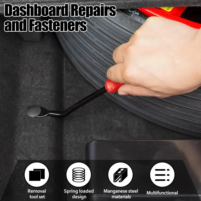 Set Alat Pembuka Klip Mobil 3 Pcs, Alat Pembuka Rivet Trim Otomatis, Kit Alat Perbaikan Panel Pintu Mobil Anti Selip, Alat Perbaikan Dashboard