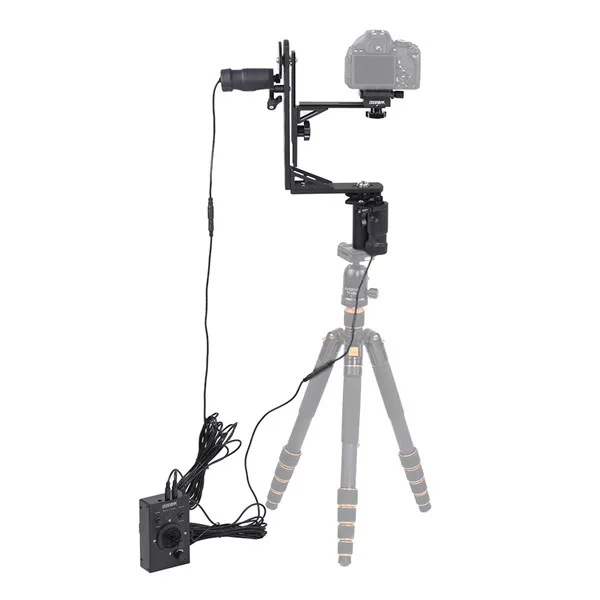 SK-ECH03 Electric Tripod Head 360 degree Motorized Pan Tilt Head for DSLR Camera Photography Studio