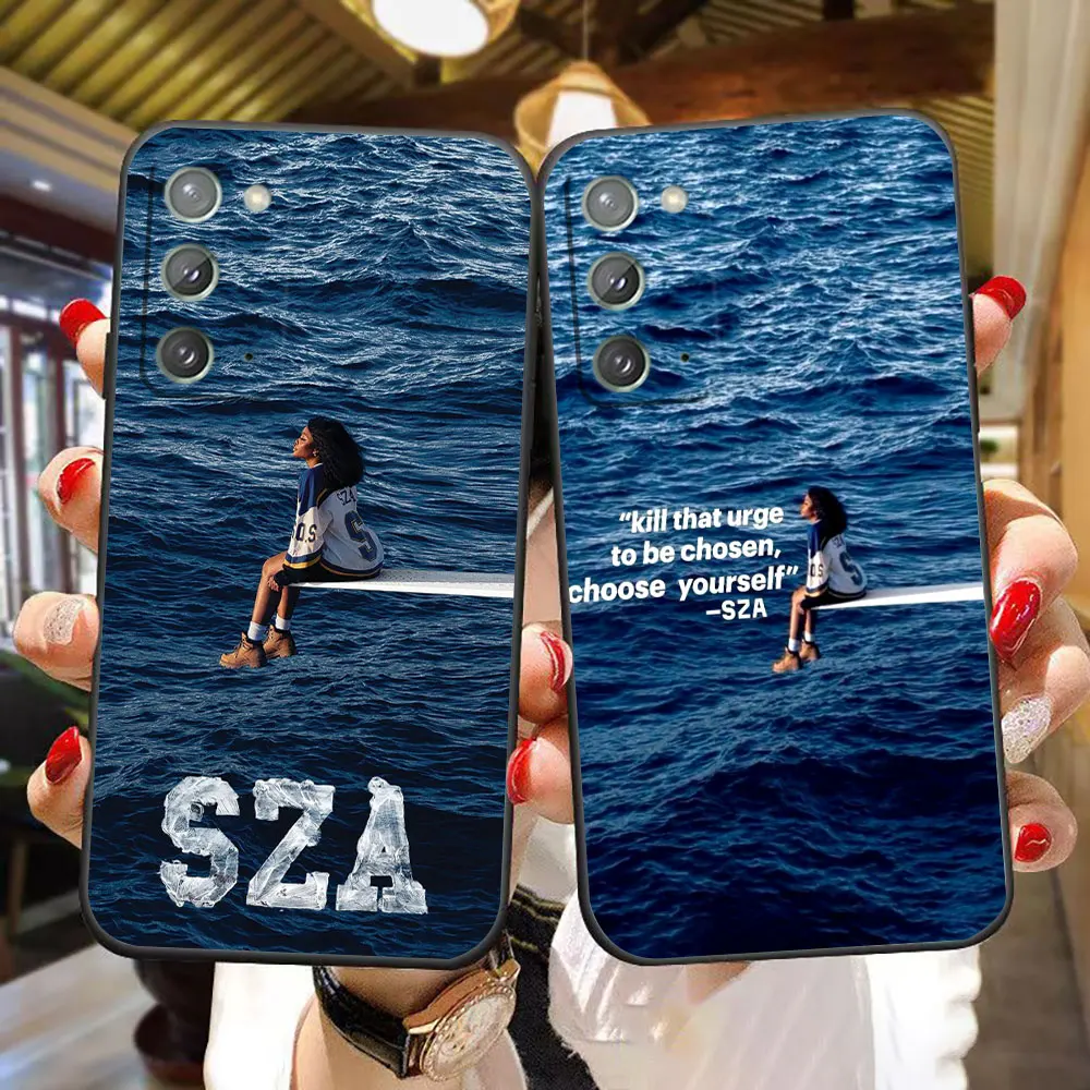 Singer Stunning SZA SOS Phone Case For Samsung A02 A02S A03S A04E A05S A06 A07 A12 A13 A24 A30 A50 A70 NOTE 10 20 M23 M53 Cover