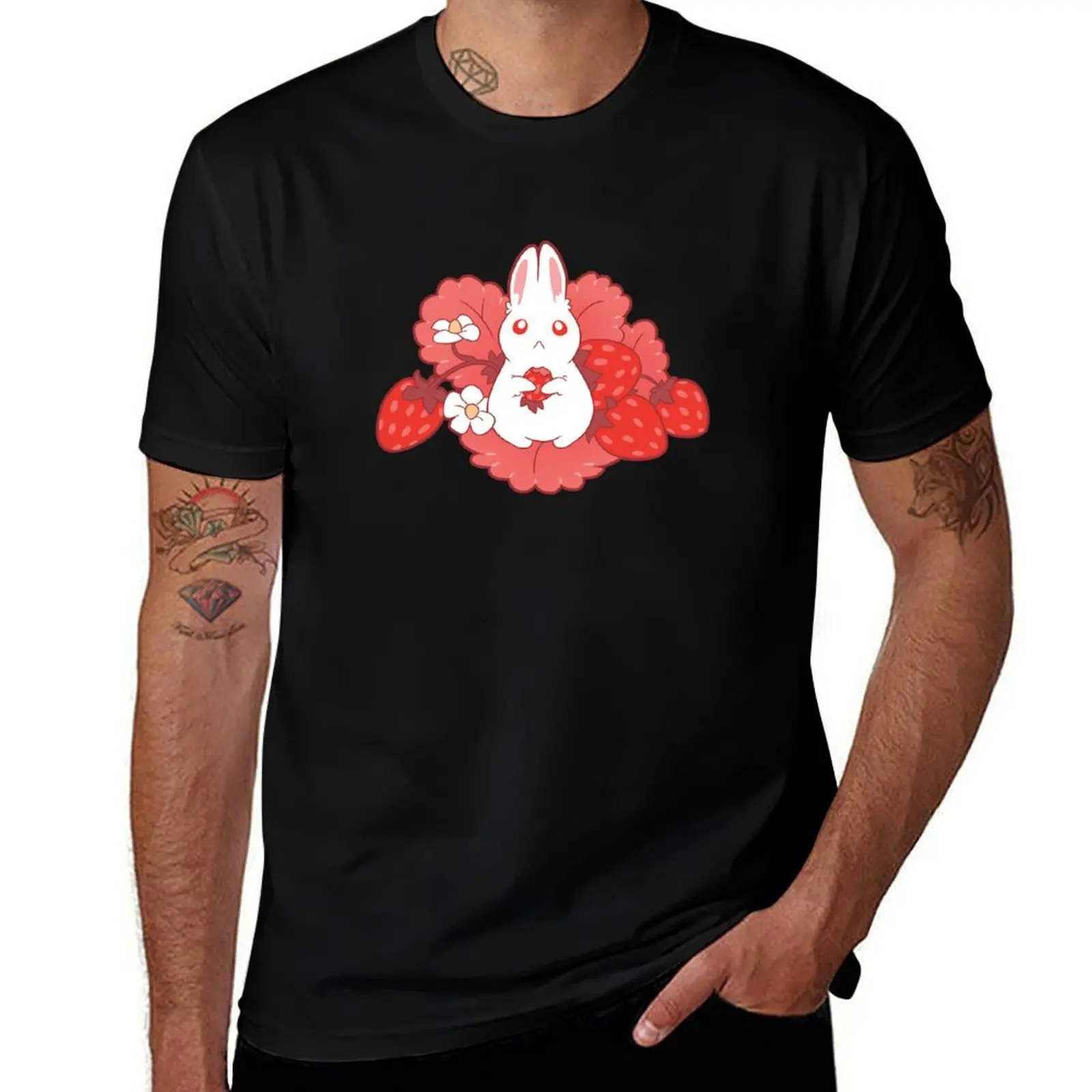 

Strawbunny Delight T-Shirt Urban Casual Loose Fit Tee